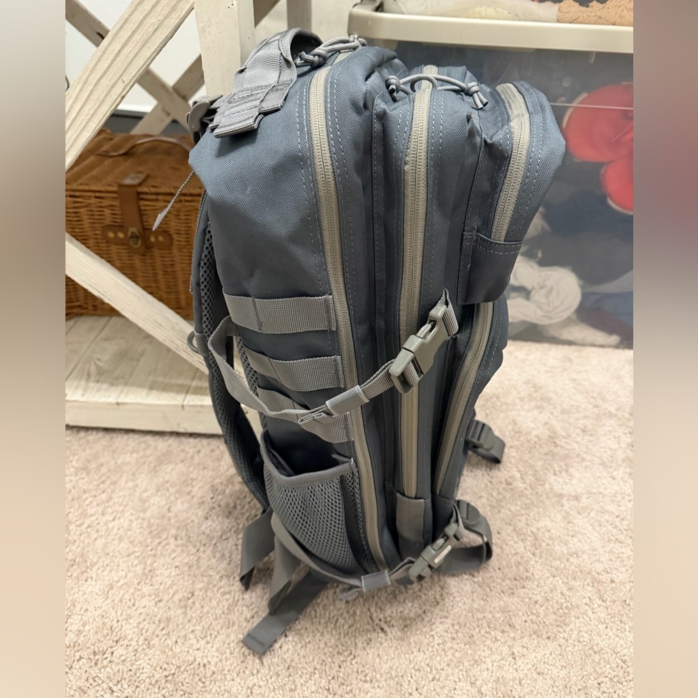 Tactical Gray Backpack - Picture 2 of 5